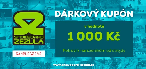Online dárkový kupón